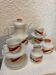 Vintage orange coffee set 1970 Winterling