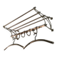 Art-Deco / Art-Nouveau Coat Rack & 2 Hangers
