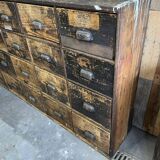 Antique wooden shoe cabinet