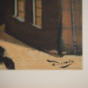 André Derain : Amiens traversé par la Somme, Lithographie signée