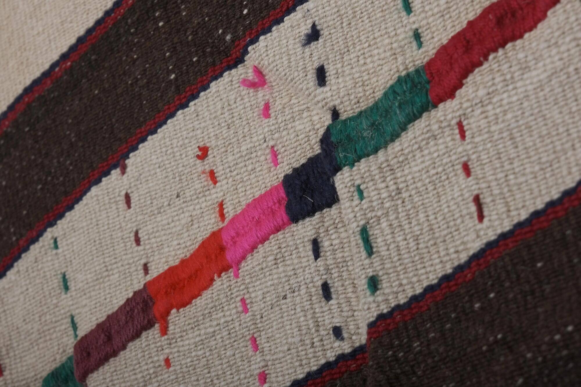Vintage Turkish kilim, handwoven, 180x340 cm.
