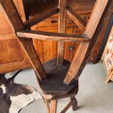 Pair of brutalist stools