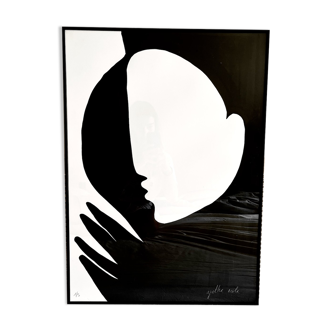 "The origin", 2022, handmade in black Indian ink in very limited edition by Atelier Agapé
