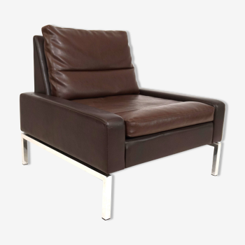 Wilkhahn Series 800 leather chair by Hans Peter Piel