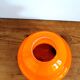 Vintage space age opaline orange pendant light 70s