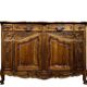 Buffet provençal de style louis XV en noyer / 160cm de long