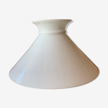 White opaline lampshade