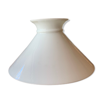 White opaline lampshade