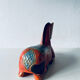 Hand painted carved wooden horse