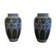 Paire vases Charles Catteau grès Keramis