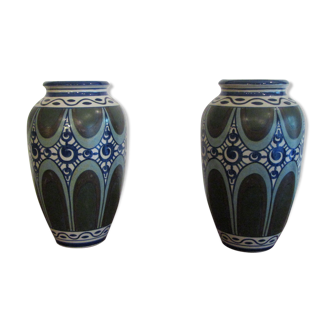 Pair of Charles Catteau vases