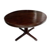 Round dining table extendable baumann 1970