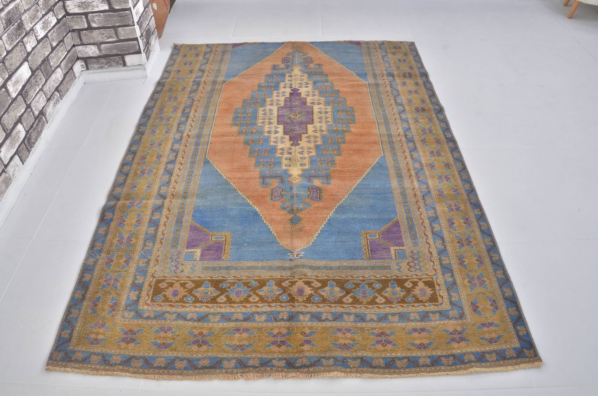 Tapis de sol anatolien Oushak sku 2280