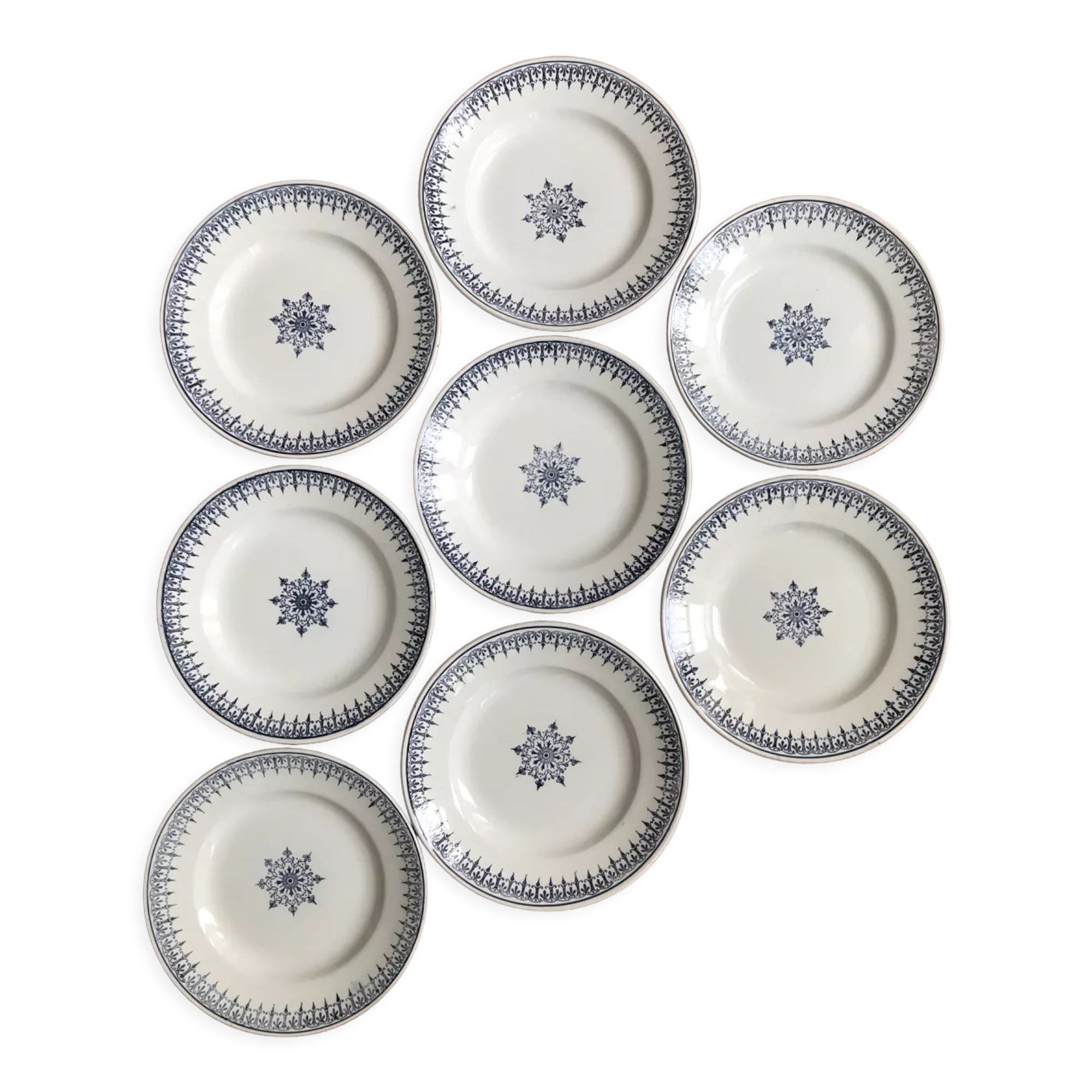 Series of 8 flat plates "PRIMAX"