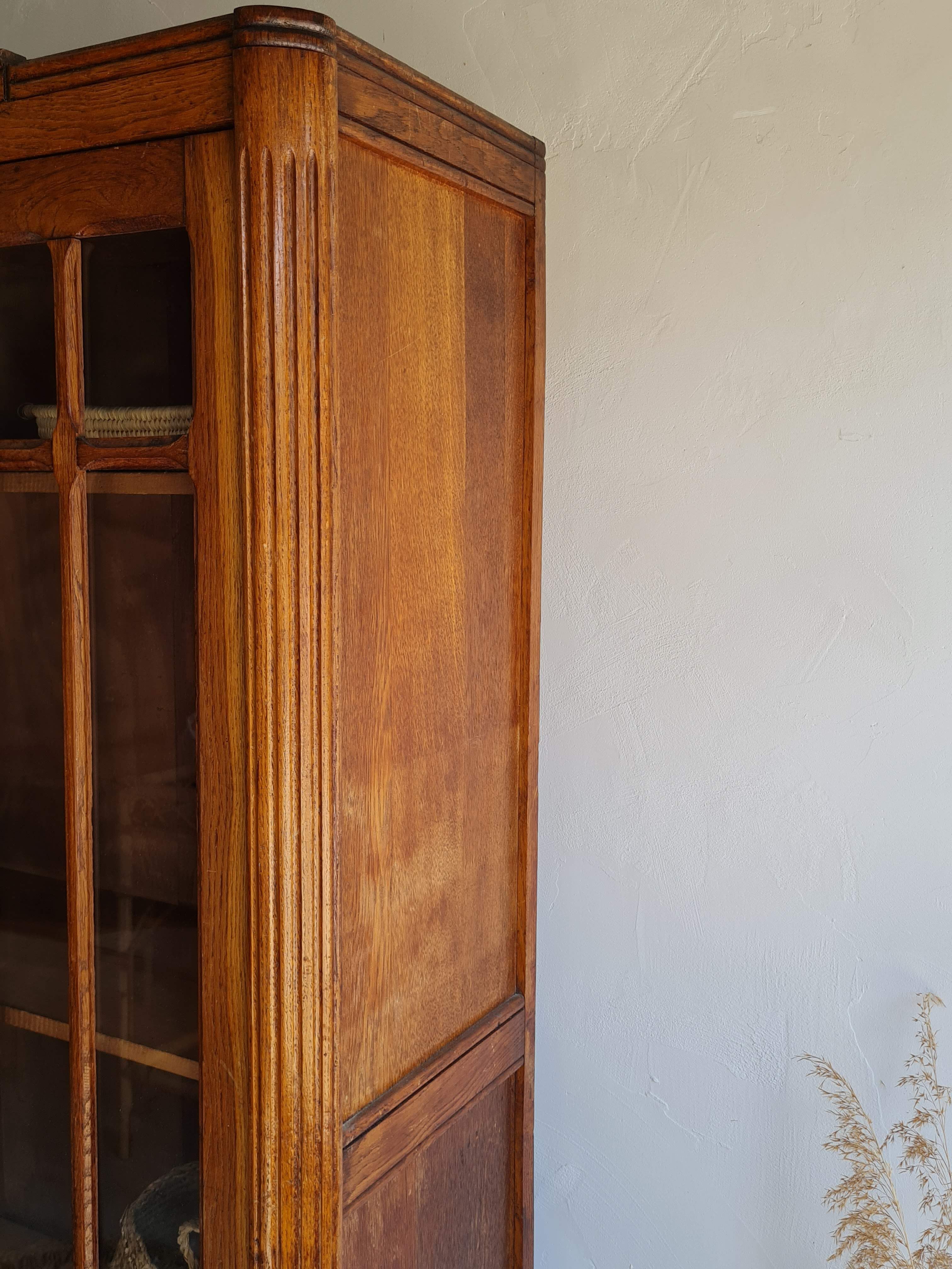 Parisian art deco glass cabinet