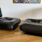 Lounge Alta low and its ottoman By Oscar Niemeyer for international furniture -