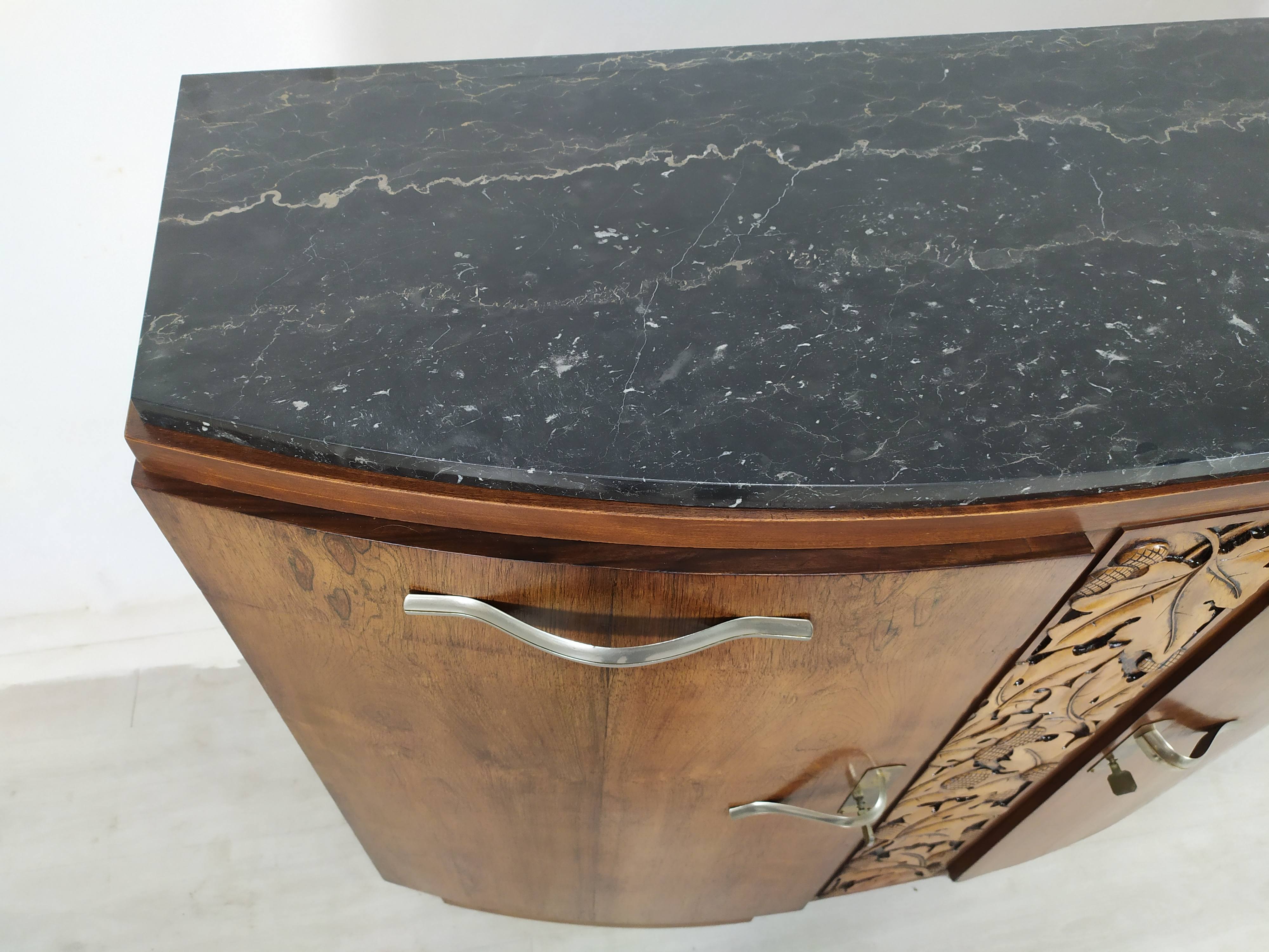 Art deco rosewood sideboard