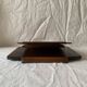 Art Deco wall mail holder in painted wood - bird decor