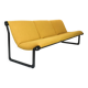 Three-seater sofa "Sling" Knoll vintage yellow, 1970s