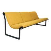 Three-seater sofa "Sling" Knoll vintage yellow, 1970s