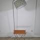 Smooth floor lamp magazine holder