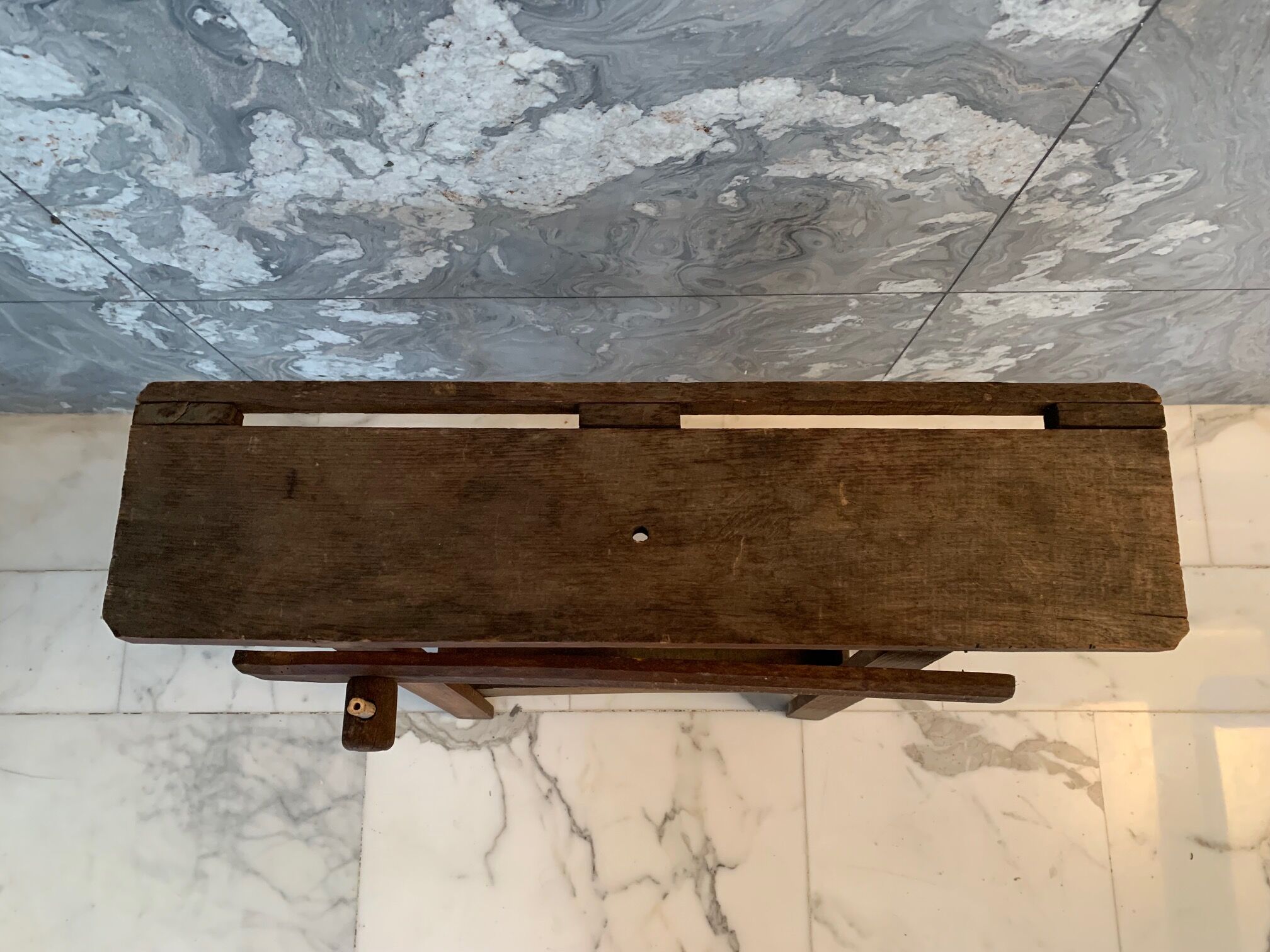 Small wooden workbench