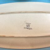 Fish service, Main course and 10 plates Sarreguemines Granville, vintage