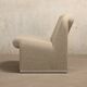 Fauteuils Alky Lounge Giancarlo Piretti en laine bouclée gris pierre, Anonima Castelli