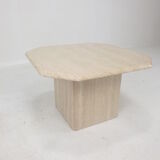 Italian Travertine Coffee Table, 1980's