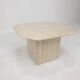 Italian Travertine Coffee Table, 1980's