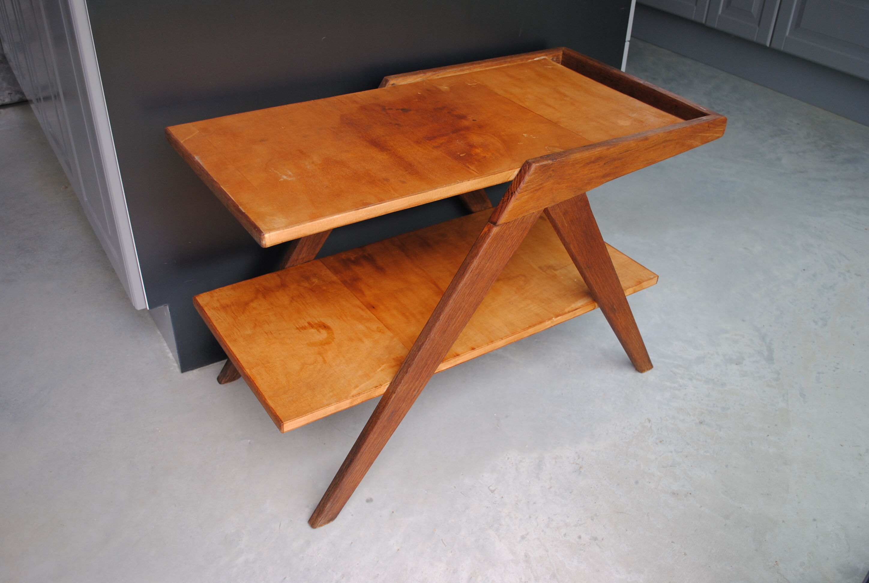 Scandinavian vintage teak trolley