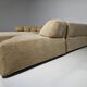 Modular 'Landscape' canapé in beige chenille by Hans Hopfer for Roche Bobois, 1970
