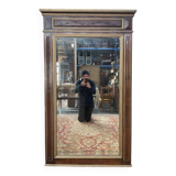 Miroir en noyer et doré Napoléon III