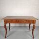 Louis XV style table curved legs two drawers and extension cord