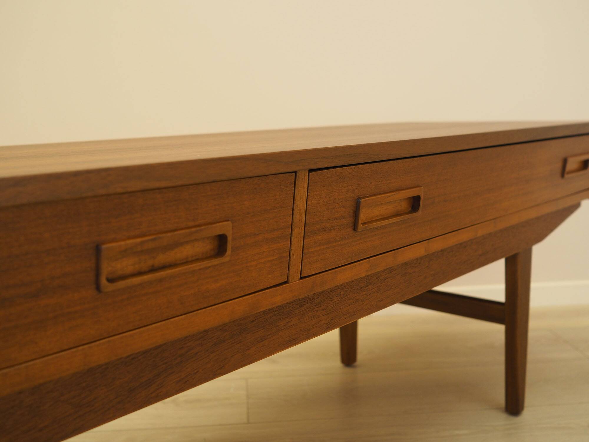 Teak lowboard, Danish design, 1960s, made in Denmark
