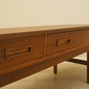 Teak lowboard, Danish design, 1960s, made in Denmark