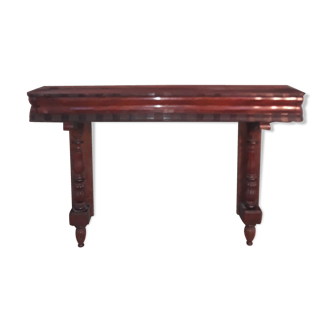 Original mahogany console