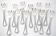Ercuis Auteuil, 12 silver-plated oyster forks, in perfect condition.