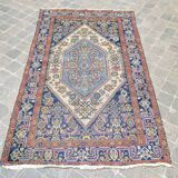 Tapis d'orient fait main vintage persan ancien Melayer 216 X 130