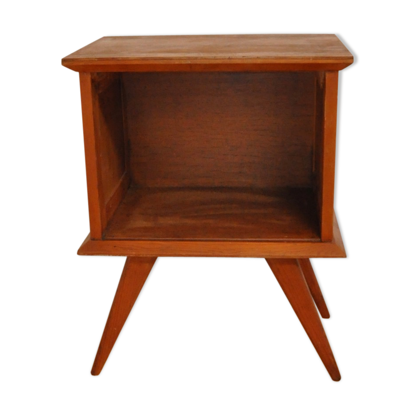 Wooden bedside table