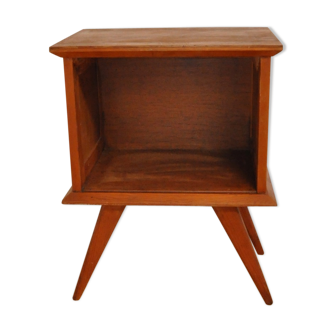 Wooden bedside table