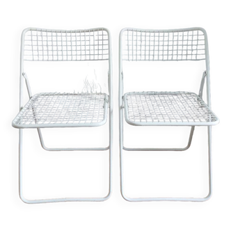 Set of 2 Ted net folding chairs