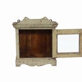 Wall showcase or to install old teak old patina of origin india