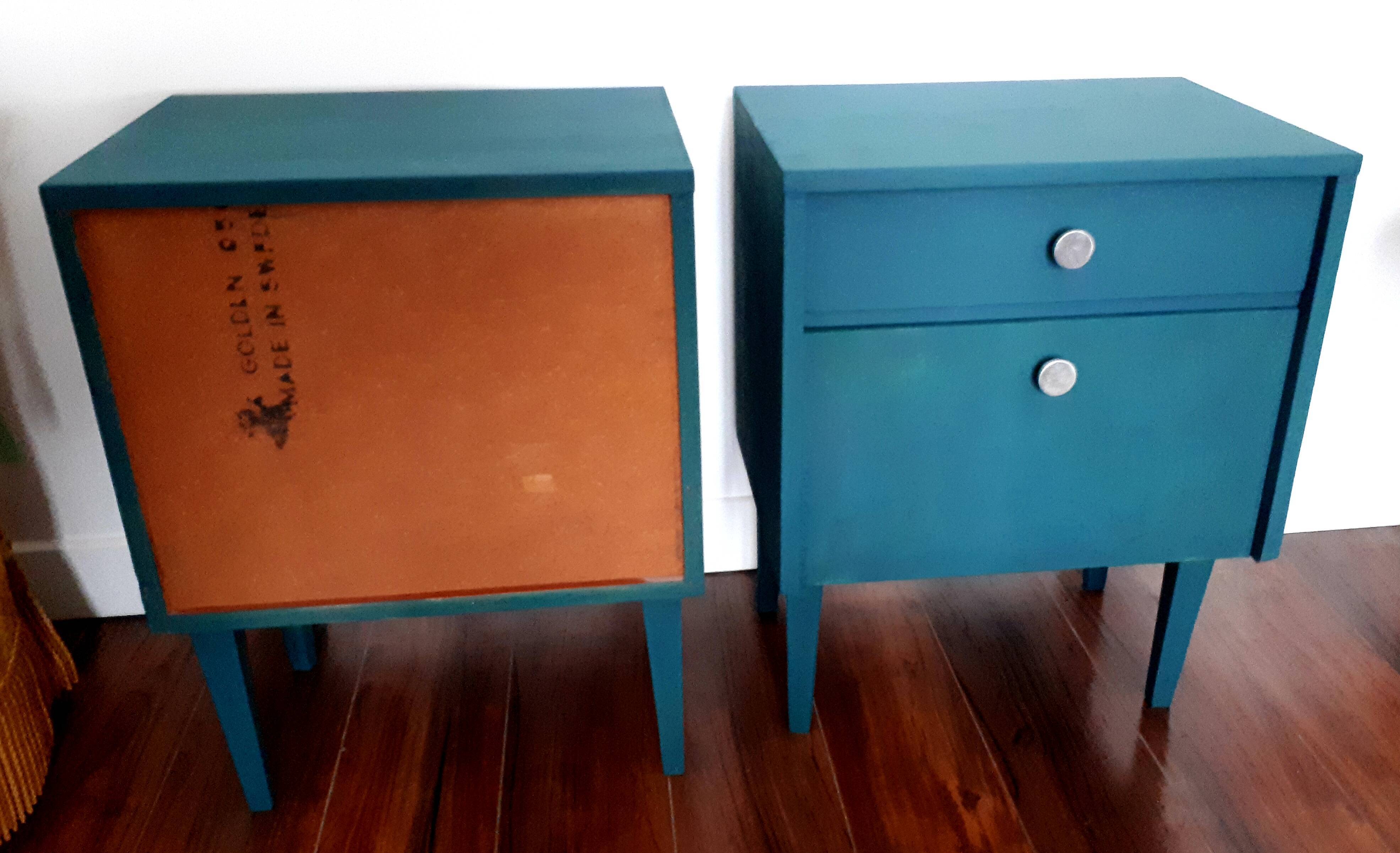 Vintage bedside tables set Sweden