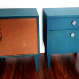 Vintage bedside tables set Sweden