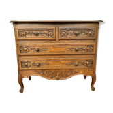 Regency-style commodity in solid chene 2th century wood plateau