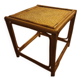 Small square rattan wicker table