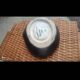 Ceramic ashtray or trinket dish in the shape of a seashell