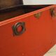 Red chest, Scandinavian design, 1950s