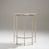 Console table with marble top, 1940s